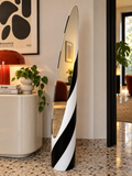 Candy Lipstick Mirror Nero & Bianco – Design Italiano | Su Ordinazione