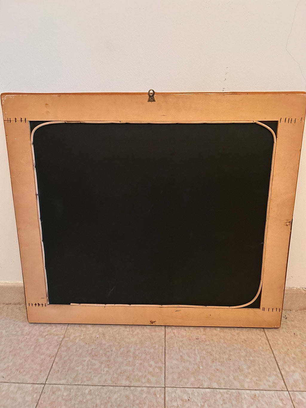 Specchio in Rattan Vintage 80x70 cm – Specchio da Parete in Rattan Intrecciato, Design Mid-Century